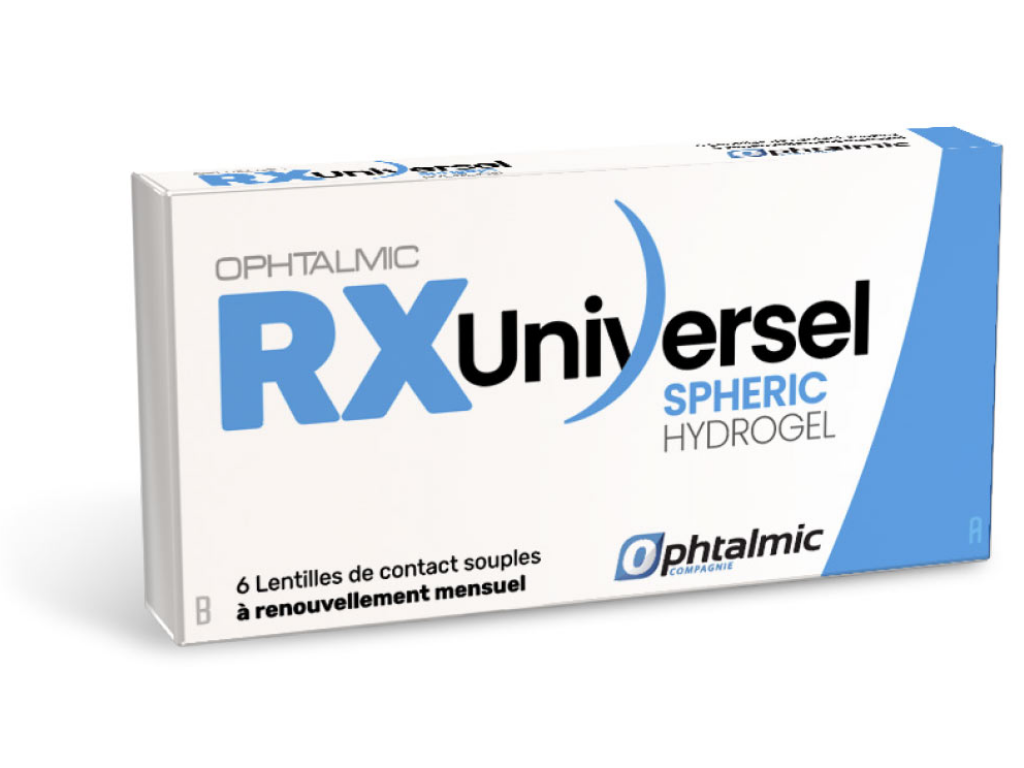Ophtalmic RX Universel Spheric Hydrogel