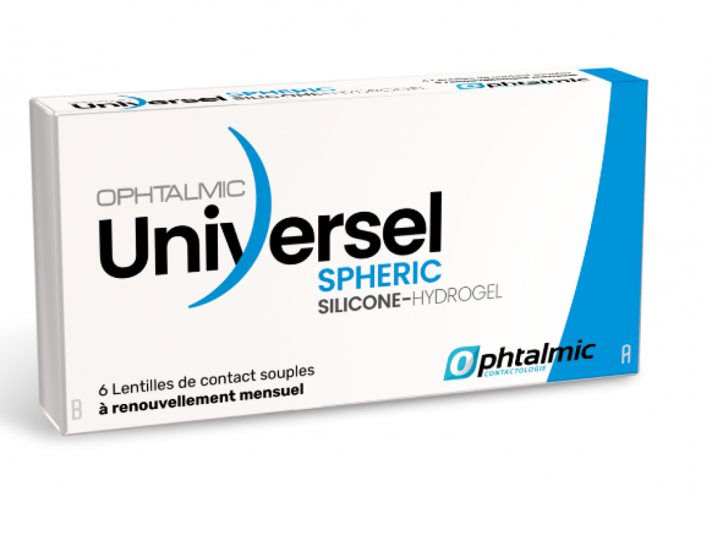 Ophtalmic Universel Spheric Silicone Hydrogel