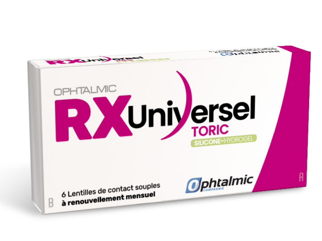 Ophtalmic RX Universel Toric Silicone-Hydrogel
