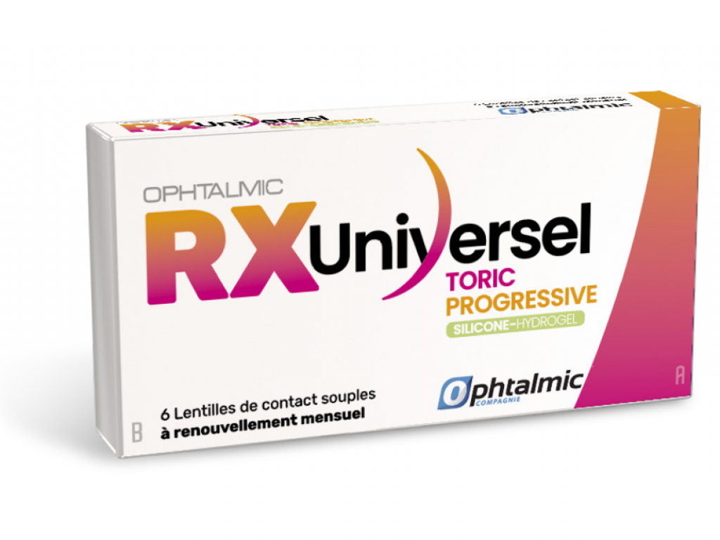 Ophtalmic RX Universel Toric Progressive Silicone-Hydrogel 