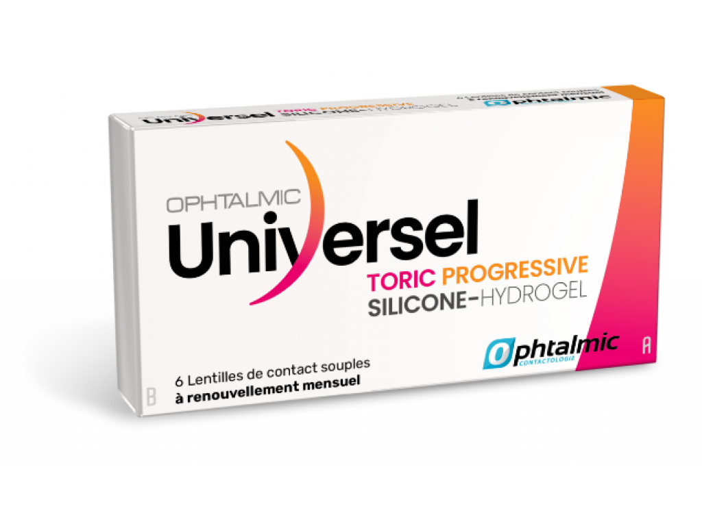 Ophtalmic Universel Silicone-Hydrogel Toric Progressive 