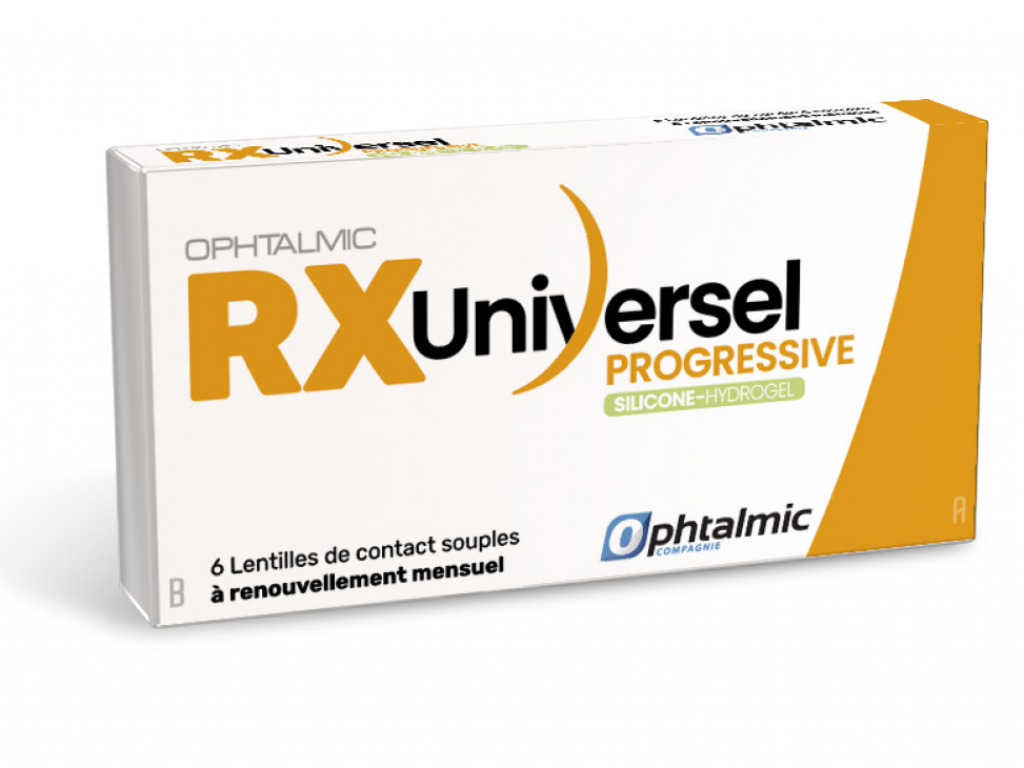 Ophtalmic RX Universel Progressive Silicone Hydrogel
