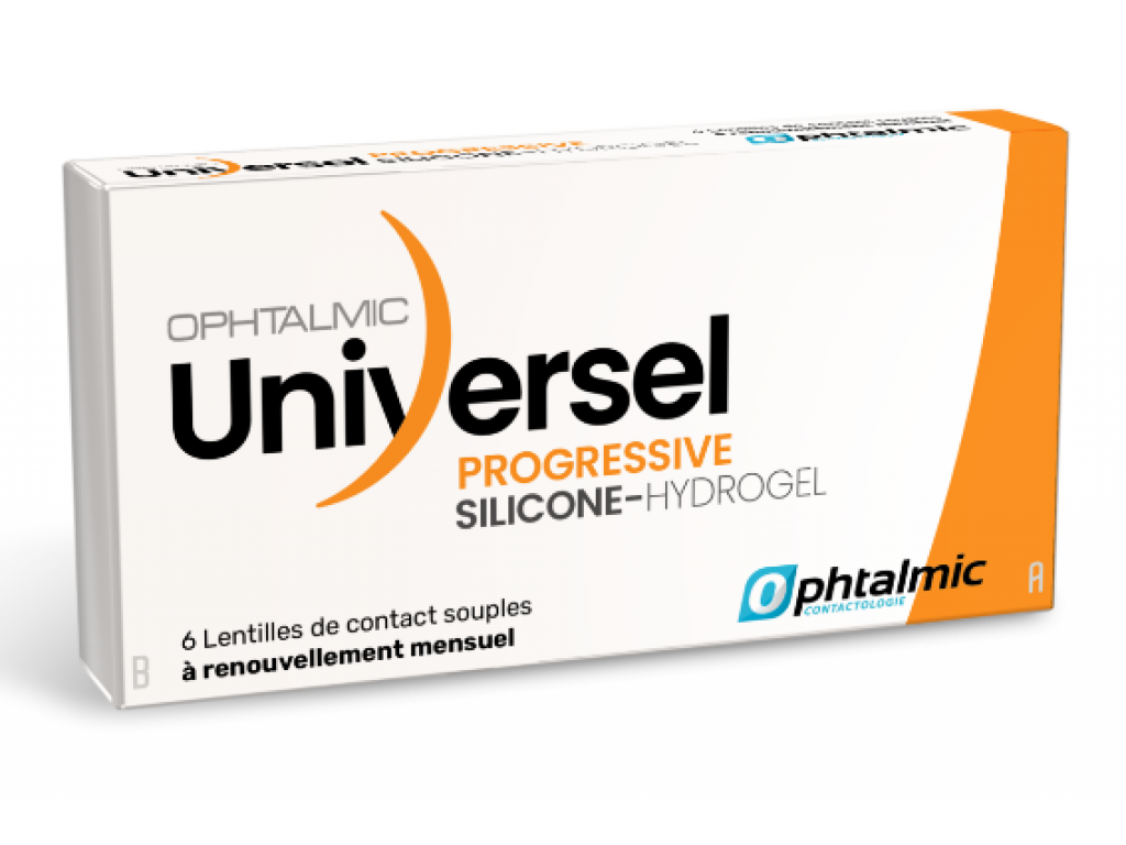 Ophtalmic Universel Silicone Hydrogel Progressive