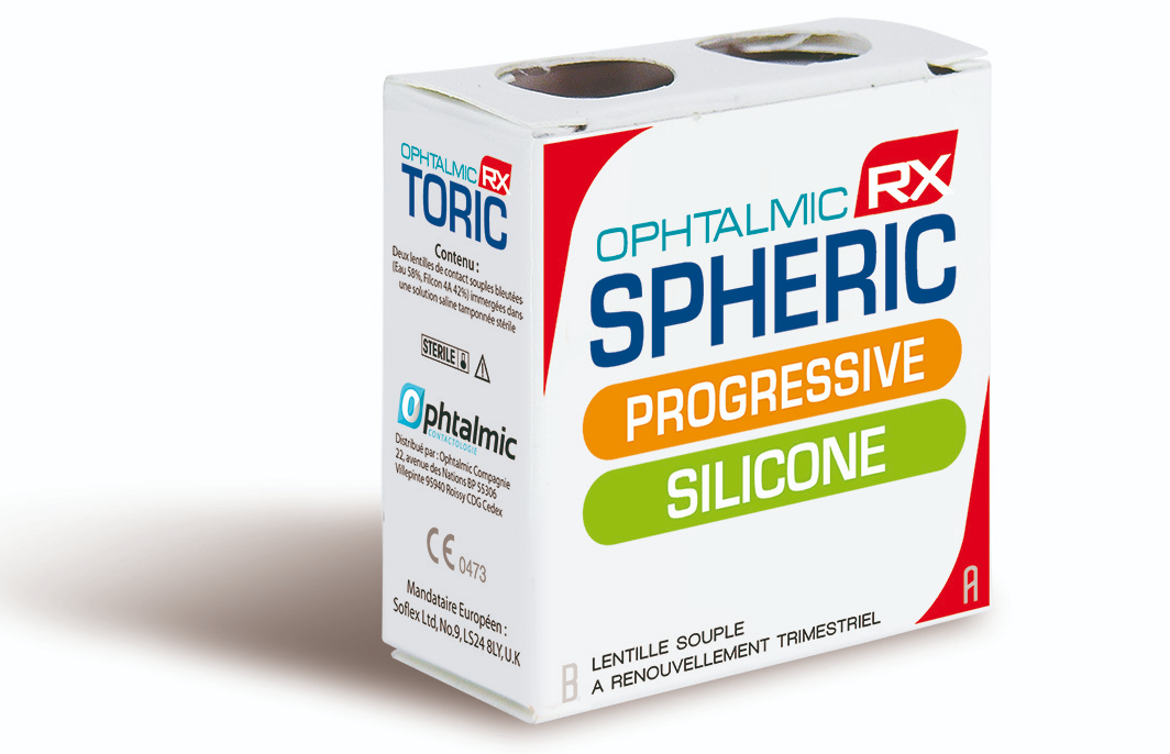 Ophtalmic RX Spheric Progressive Silicone